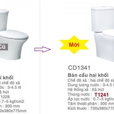 Thay đổi két nước bàn cầu CD1341